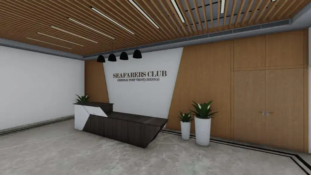 Clubhouse at Chennai Port Trust in Chennai, Tamil Nadu