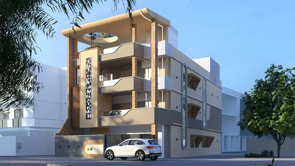 Bhandari Residence in Noida, NCR