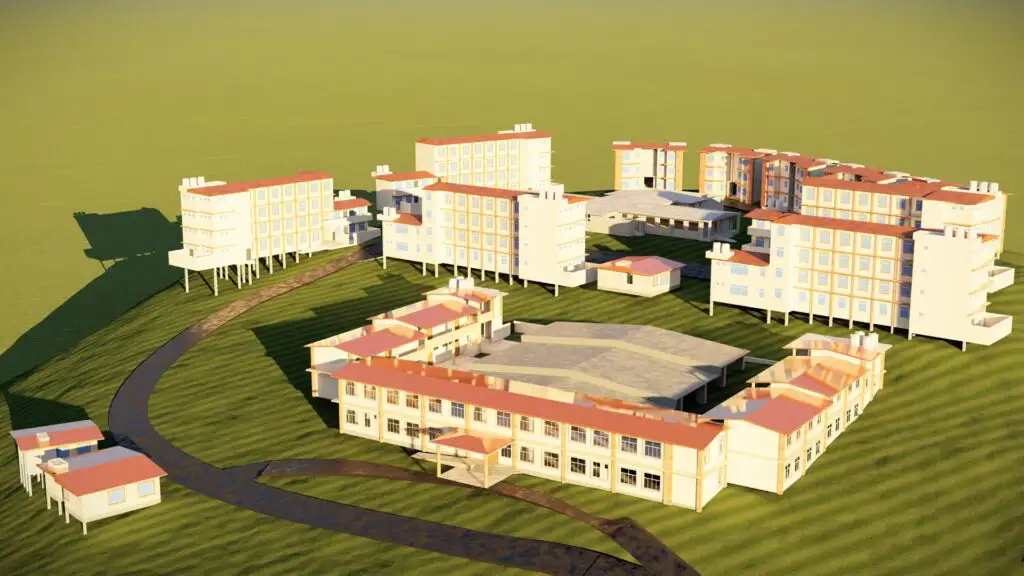 Jawahar Navodaya Vidyalaya School Campus in Kamrup, Assam