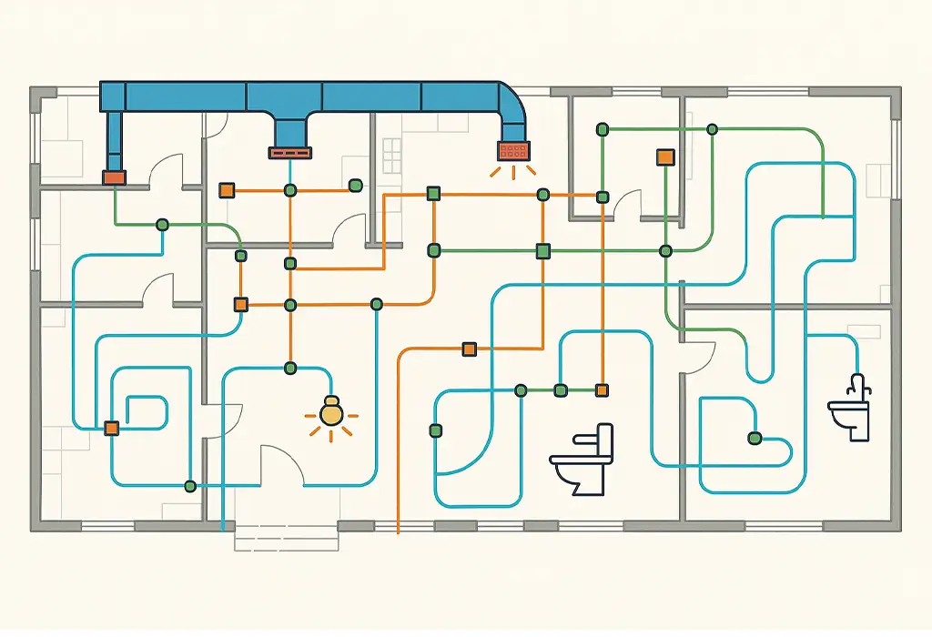 MEP AutoCAD Shop Drawing services in India
