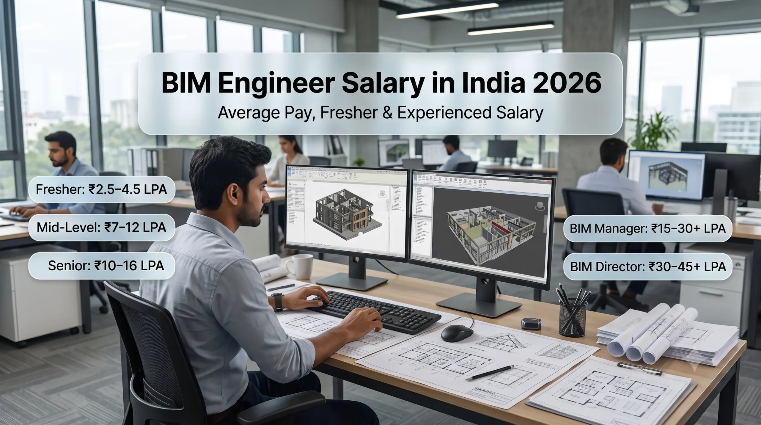 BIM Engineer Salary in India 2026: Average Pay, Fresher & Experienced Salary 