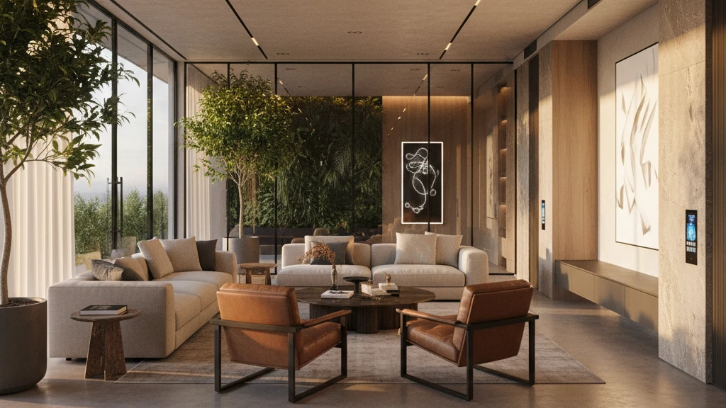 Modern architectural interior design