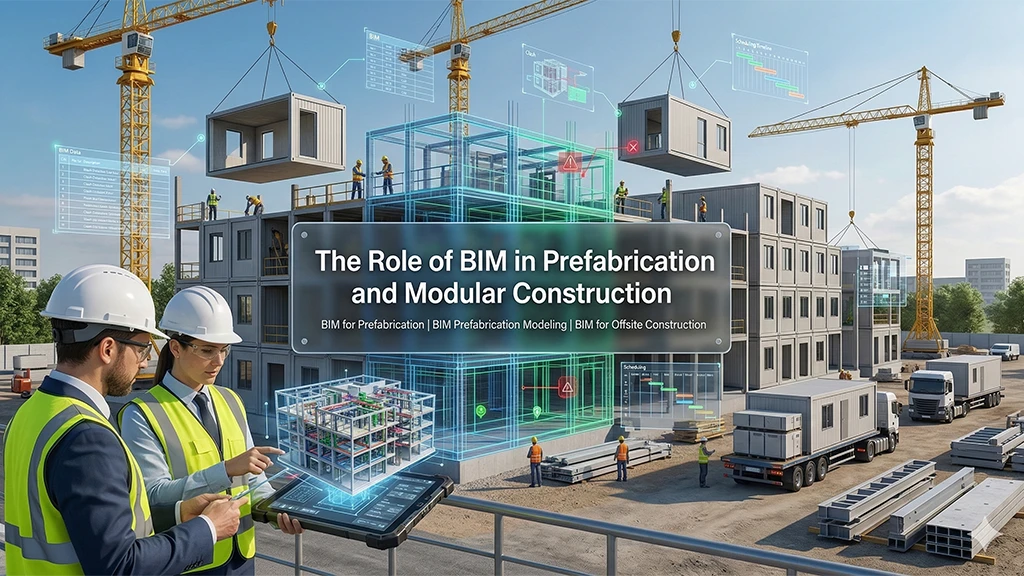 BIM for prefabrication and fabrication workflow using Revit BIM modeling services