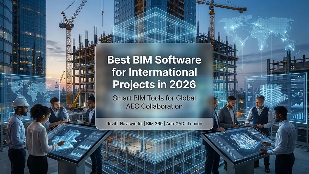 Architectural BIM modeling and visualization software