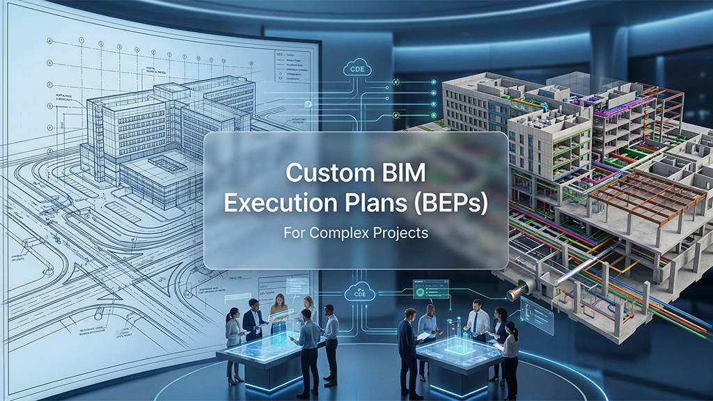 Custom BIM execution plan for complex projects