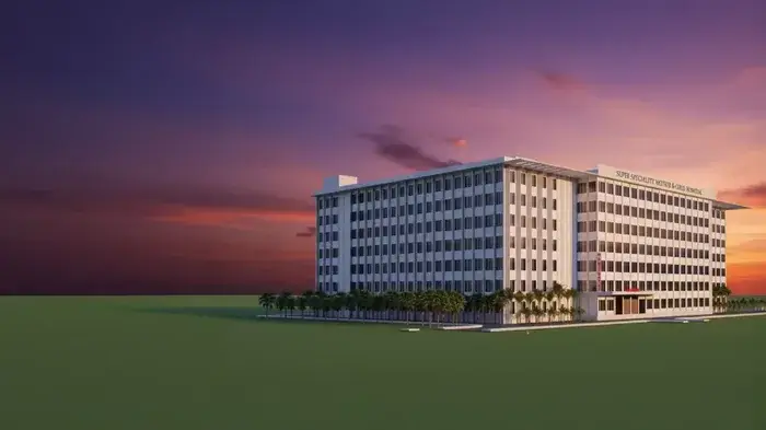 Modern building architecture planning